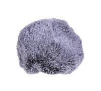 ibasenice Pelliccia Mic Parabrezza Filtro Protettivo in Pelliccia per Microfono Canto Ktv Riduce Rumore Vento Umidità Accessorio Microfono