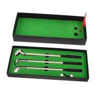 ibasenice Penne Golf Mini con e Sfera per Ufficio Kit Golf Scrivania con Custodia Originale per Appassionati Building