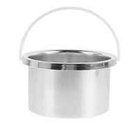 ibasenice Pentola per Fusione Cera 105 Mm in Alluminio, Vaso Interno Scaldacera Professionale per Macchina Elettrica Depilazione, Contenitore Sicuro per Terapia Cera e Uso Estetico