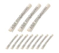 ibasenice Pergamena Mezuzah Ebraica Kosher Elegante e Facile da Installare 15 Pezzi in Carta Supporto in Ferro Argento e Benedizione per Decorazione Casa in Occasioni Come Housewarming