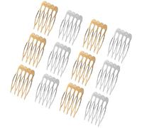 ibasenice Pettini Laterali Stile Raffinato e Funzionale 12 Pezzi in Ferro Accessori Chioma per Acconciature Eleganti per Tutti i Tipi di Chioma