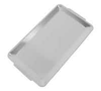 ibasenice Piastra per Barbecue in Acciaio Inossidabile Fondo Piatto Resistente alla Deformazione, Vassoio Versatile per Grigliate e Dessert, per Pranzi in Famiglia