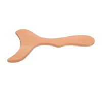 ibasenice Piastra per Massaggi in Legno 13.78 Pollici per Schiena e Collo Design a Forma di Pesce, Strumento Manuale per Sblocco Meridiani e Massaggio Linfodrenante
