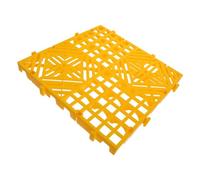 ibasenice Piastrelle Drenaggio Antiscivolo per Autolavaggio Plastica Resistente con Meccanismo di Scarico Rapido Tappetino Pavimento Modulari per Garage e Aree Umide