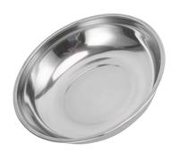 ibasenice Piatto in Acciaio Inossidabile per Bilancia Rotondo Diametro 25 Cm, Vassoio di Pesatura Compatto e Resistente, Accessorio per Bilancia Elettronica Adatto a Cucina e Pesatura