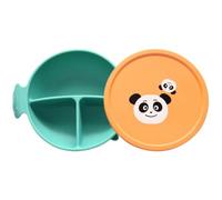 ibasenice Piatto Per Bambini in Silicone Adottato Con Cannuccia Set Per Lo Svezzamento Del Bambino Facile Da Usare