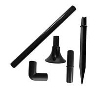 ibasenice Picchetto di ABS per Luci Esterne Solari Base Adattatore per Luci da Giardino Prato Cortile Picchetti da Terra per Fissaggio Lampada Solare