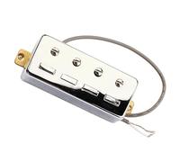 ibasenice Pickup per Basso a 4 Corde Filo a 2 Anime Sigillato in Rame Argento Alte Prestazioni Suono Caldo Longevità