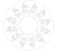 ibasenice Plastica PVC Mascherina Trasparente 10 Pezzi per Viso | Design Limpido, Comunicazione Chiara, Adatta a Volti e Mento, per Cassieri e Addetti Cucina, Confezione Pratica