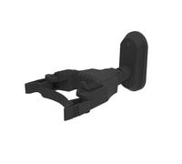ibasenice Porta Chitarra in Blocco Automatico Gancio da Parete per Chitarra Elettrica Supporto per Strumenti Corda come Bassi Mandolini e Ukulele Installazione Facile Salva Spazio