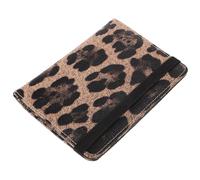 ibasenice Porta Passaporto Leggero con Leopardo in Pu con Protezione e Slot Multi-card, Organizer per Documenti da Viaggio per