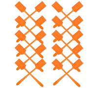 ibasenice Porta Tessere per Parcheggio Auto Contactless 20 Pezzi Asta Estensore per Tessere Pedaggio Clip per Cartellino su Visiera Strumento Lunghe Accessorio per Garage e Officina