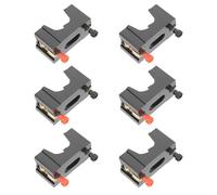 ibasenice Portabatterie in Rame 6 Pezzi per Batterie Aa Sicuri e Supporto per Esperimenti Didattici in Classe per Principi di Elettricità