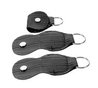 ibasenice Portachiavi Porta Plettro Per Chitarra in Similpelle Resistente Set Da 3 Pezzi, Mini Custodia Per Plettri Portatile e Organizzatore Per Chitarristi