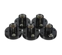 ibasenice Portalampada Attacco a Vite, Supporto Solido per Lampadine, Set da 5 Unità, Portalampada per Lampadine e Lanterna, Adatto per Uso Domestico ed Elettrico