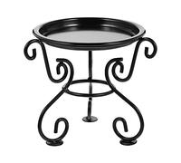 ibasenice Portavasi in Supporto per Piante Supporto per Vasi di e Stabile Design Rivestimento Antiruggine Adatto per Interno Ed Esterno Balcone Ufficio