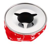 ibasenice Posacenere Antivento in Acciaio Inossidabile per Barca con Funzione Sacchetto Resistente e Portatile per Esterni e Yacht per Donne Fumatrici (Rosso)