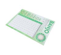 ibasenice Poster Accordi Banjo Portatile in Patinata Resistente Tabella Diteggiatura Pratica Per Principianti Facile Da Fissare Su Muro o Leggio Musicale Per Esercizi e Teoria Musicale