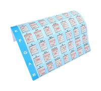 ibasenice Poster Di Chitarra Con Accordi e Teoria Musicale Guida Visiva Per Insegnanti e Principianti Design e Facile Da Leggere Risorsa Indispensabile Per Apprendere Gli Accordi Musicali