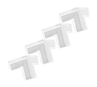 ibasenice Protezioni Angolari Trasparenti Per Mobili e Tavoli Per Ragazzo Ragazza, Paracolpi Sicurezza Adesivo Acrilico Per Protezione Casa, Set Da 4 Pezzi Per Cucina e Scrivanie