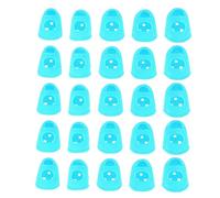 ibasenice Protezioni Dita in Silicone per Chitarra 25 Pezzi Copertura Punta delle Dita Riduce L'usura per Suonare L'arpa la Chitarra Blu