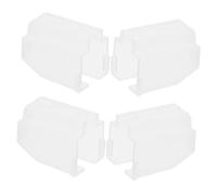 ibasenice Protezioni la Puntina del Giradischi 4pezzi Copri Stilo in Plastica per Record Player, Protezione Durevole Design Moderno