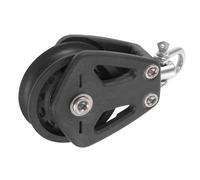 ibasenice Puleggia Singola in Nylon Cuscinetti per Sollevamento, Blocco Girevole in Acciaio, Accessorio per Barca a Vela e attività Nautiche, per Imbarcazioni Marittime Stile Casuale