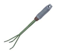 ibasenice Rastrello da Giardinaggio Denti in Acciaio Strumento Portatile per Allentare Terreno Sbrogliare Erbacce e Coltivare Kit per Giardino e Prato Verde