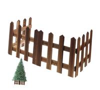 ibasenice Recinzione in Legno Carbonizzato per e Balcone Bordatura Decorativa Resistente e Leggera per Aiuole Design ed