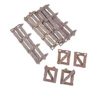 ibasenice Recinzione Miniatura in Resistente Cancelli e Staccionate per Micro Paesaggi Fattoria in Miniatura e Fatato Accessori Decorativi Modulari Facili da Assemblare