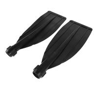 ibasenice Remi per Canotto in Plastico Nero 2 Pezzi Motivo a Spirale per Rinforzo Resistente Accessori per Barche per Kayak Gonfiabili e Canoe