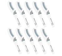 ibasenice Righello per Misurare le Ciglia da 10 Pezzi, Strumento di Precisione per Lunghezza e Curvatura Ciglia, Righelli in Carta Riutilizzabili per Extension e Trucco Occhi Professionale