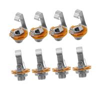 ibasenice Robusto Supporto per Chitarra in Acciaio Inossidabile Jack Audio da 6 35 Mm per Adattatore per Cavo E Registrazione in