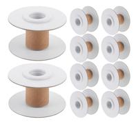 ibasenice Rocchetti per Avvolgimento Filo da Cucito 10 Pezzi in Carta Resistente 6X3 CM per Accessori Artigianali e Ricamo