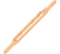 ibasenice Rullo Massaggiante in Legno Per Corpo e Schiena, Bastone Massaggio Domestico Ergonomico, Strumento Portatile Per Massaggi Su Collo, Gambe, Piedi e Spalle, Benessere e Rilassamento Totale