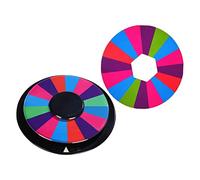 ibasenice Ruota del Gioco da Tavolo per Feste Gioco da Bere Divertente con Scomparti Giradischi in Plastica Resistente per Intrattenimento e Giochi di Gruppo
