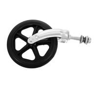 ibasenice Ruote per Sedia a Rotelle e Carrello Design Non Pneumatico, Front Fork in Metallo e Cuscinetto Integrato per Uso Versatile