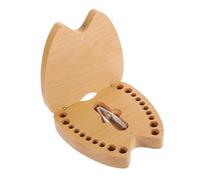 ibasenice Scatola Di Legno Per Denti Da Latte Box Keepsake Per Ragazzo Ragazza Raccolta Memorie Di Crescita Unico Per Ragazzo Ragazza e Ragazzo Ragazza Design Elegante e Funzionale