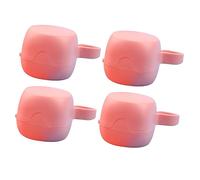 ibasenice Scatola Portaciucci Per Bambini Da 4 Pezzi - Custodia Portaciucci Bibs Plastica Per Alimenti Coperchio Sigillato Portatile Per Casa E Viaggio