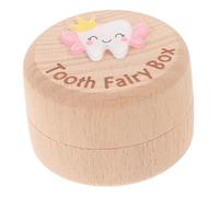 ibasenice Scatola Portadentini Da Latte in Legno Versatile Con Custodia Per Denti e Capelli Ragazzo Ragazza Organizer Multifunzionale Per Ricordi Ragazzo Ragazza Regalo Speciale Shower