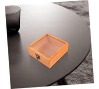 ibasenice Scatola Portasigari in Legno Resistente con Coperchio Umidificatore Protettivo da Viaggio Custodia Portatile per Sigari Design Compatto e Rifinito Mano per Conservazione Sicura e