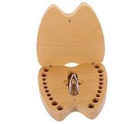 ibasenice Scatola riempitivo di riempimento busta rossa gazebo salviette umidificate soldi Presa gomma contenitori astuccio per contenitore per denti da latte di legno