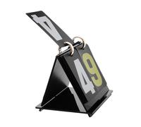 ibasenice Scoreboard da Tavolo Manuale Contatore Punti Portatile in PP e PVC Numeri Grandi per Giochi di Pallavolo e Calcio