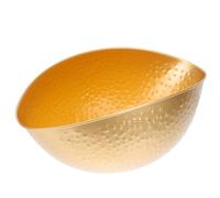 ibasenice Secchiello per Popcorn in Ferro Oro Creativo e Leggero, Contenitore Versatile per Merenda e Regalo di Compleanno, Facile da Riporre e Decorativo