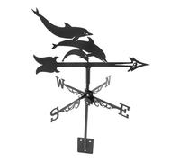 ibasenice Segnavento a Forma Squali per e Cortile Decorativo e Facile da Installare Indicatore Direzione Vento Resistente e Rotante per Esterni e Tetto