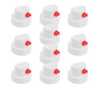 ibasenice Set 10 Ugelli per Bombolette Spray Ugelli a Ventaglio in Materiale PE, per Vernice Spray Adatti per Bomboletta Aerosol e Pittura Artistica