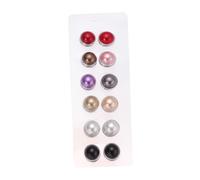 ibasenice Set 12 Pezzi Spille Magnetiche Argento in Lega e Ferro per Decorazione e Fissaggio Abiti senza Danni, come per Abbinare i Vestiti Colore