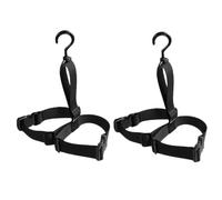 ibasenice Set 2 Cinghie Regolabili per Stivali da Pesca in Poliestere Gancio Girevole 360° Appendino per Asciugatura Stivali da Pesca e Stendibiancheria per Uso Esterno e Organizzazione