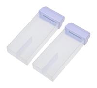 ibasenice Set 2pezzi Bottiglie per Imballaggio Cera Depilatoria in Abs, Pratiche e Facili da Usare, Design Semplice per Viaggi e Salone di Bellezza Colore Casuale