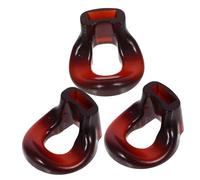 ibasenice Set 3 Pezzi Bocchini per Flauto in Resina Resistente, Accessori Ricambio Professionali per Principianti, Ausilio al Soffio per Strumenti a Fiato Portatile e Leggero, per Studio